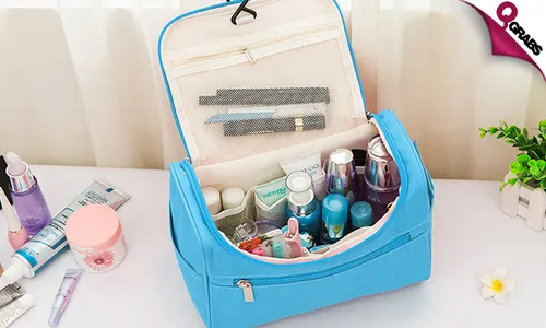 From QR49 Add Some Space with a Multi-Compartment Toiletry Bag - Choose from 3 Nifty Colors! (Up to QR160 Value)
